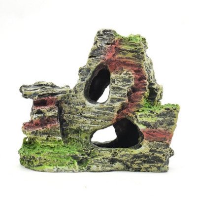 Acvariu Rockery Mountain View Stâncă Peșteră Piatră Arborele Acvariu Ornament Decorare Accesorii Acvariu