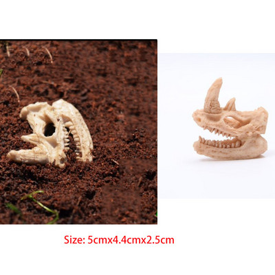 Ornamente pentru acvariu Decoratiune Rasina Rinocer Craniu cu coarne Forma cap de capra Rezervor de pesti Paianjen Scorpion Soparla Acvarii Adapost