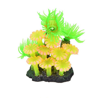 Coral subacvatic artificial pentru acvariu, simulare de acvariu, decorare, fundaluri de acvariu, plante, iarbă de apă, accesorii acasă