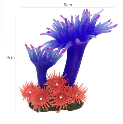 Coral subacvatic artificial pentru acvariu, simulare de acvariu, decorare, fundaluri de acvariu, plante, iarbă de apă, accesorii acasă