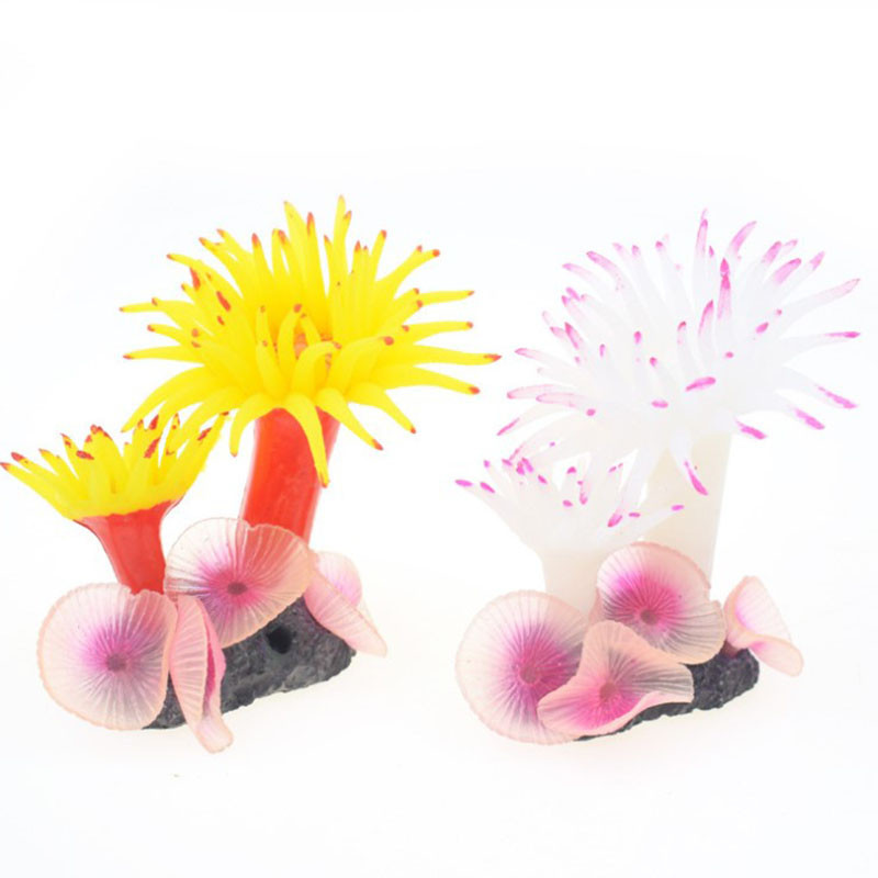 Coral subacvatic artificial pentru acvariu, simulare de acvariu, decorare, fundaluri de acvariu, plante, iarbă de apă, accesorii acasă