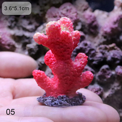 Vaigukorallkaunistus Värviline kala Akvaariumi kaunistus Kunstlik korall kaladele Tank Resin Reef Rock Haljastuskaunistused Kuumad