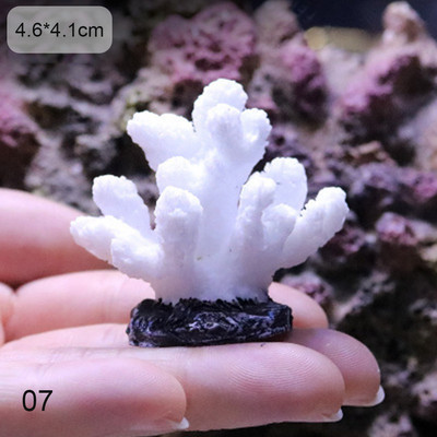 Vaigukorallkaunistus Värviline kala Akvaariumi kaunistus Kunstlik korall kaladele Tank Resin Reef Rock Haljastuskaunistused Kuumad