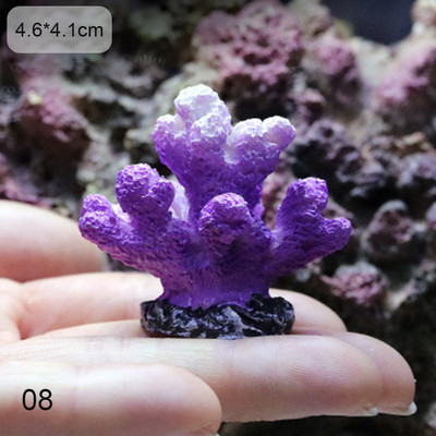 Vaigukorallkaunistus Värviline kala Akvaariumi kaunistus Kunstlik korall kaladele Tank Resin Reef Rock Haljastuskaunistused Kuumad