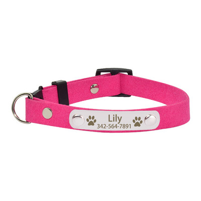 Prilagođena pločica s imenom Breakaway Ogrlica za mačke Personalizirana ugravirana ID oznaka s imenom Ogrlica s ogrlicom za mačke Mekana sigurnosna ogrlica za mačke za kućne ljubimce