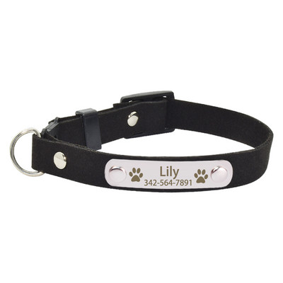 Prilagođena pločica s imenom Breakaway Ogrlica za mačke Personalizirana ugravirana ID oznaka s imenom Ogrlica s ogrlicom za mačke Mekana sigurnosna ogrlica za mačke za kućne ljubimce