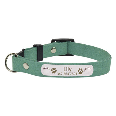Prilagođena pločica s imenom Breakaway Ogrlica za mačke Personalizirana ugravirana ID oznaka s imenom Ogrlica s ogrlicom za mačke Mekana sigurnosna ogrlica za mačke za kućne ljubimce