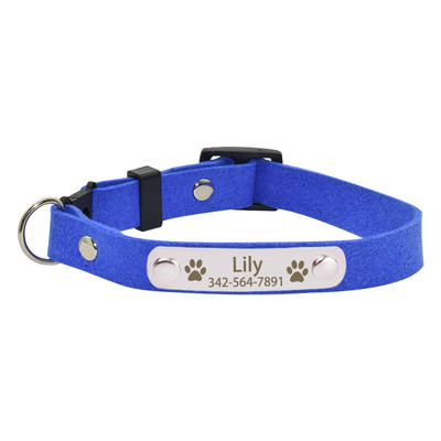 Prilagođena pločica s imenom Breakaway Ogrlica za mačke Personalizirana ugravirana ID oznaka s imenom Ogrlica s ogrlicom za mačke Mekana sigurnosna ogrlica za mačke za kućne ljubimce