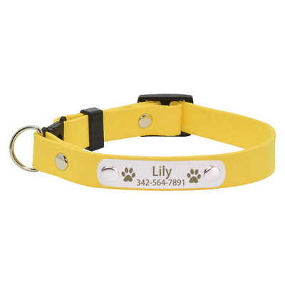 Prilagođena pločica s imenom Breakaway Ogrlica za mačke Personalizirana ugravirana ID oznaka s imenom Ogrlica s ogrlicom za mačke Mekana sigurnosna ogrlica za mačke za kućne ljubimce