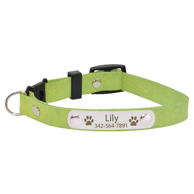 Prilagođena pločica s imenom Breakaway Ogrlica za mačke Personalizirana ugravirana ID oznaka s imenom Ogrlica s ogrlicom za mačke Mekana sigurnosna ogrlica za mačke za kućne ljubimce