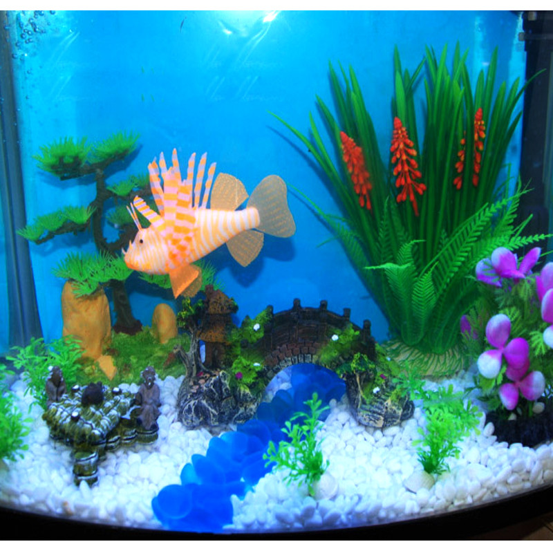 Acvariu Acvariu Decor pentru amenajari peisagistice Pod Ornamente peisagistice Pavilion Arbor planta Rasina Articole pentru animale de companie Decoratiuni pentru casa