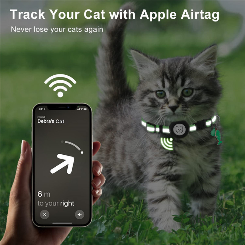 Για Apple Airtag Θήκη Dog Cat Bell Collar GPS Finder Φωτεινή προστατευτική θήκη για Apple Air Tag Case Tracker Pet Προμηθευτής