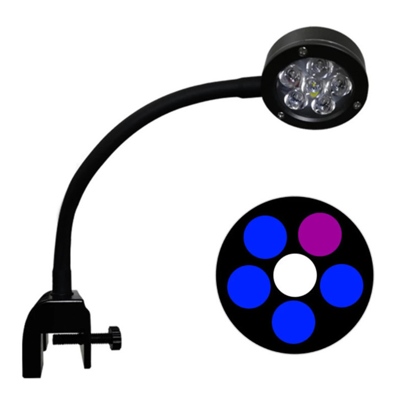 Akvarij Q2-B LED svjetlo 18W Osvjetljenje morske vode 3W Chips Slana voda Clip-on Lampa Morski koraljni greben Fish Nano Tank Izlazak sunca Zalazak sunca