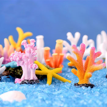 Πολύχρωμο ενυδρείο από ρητίνη Τεχνητή διακόσμηση κοραλλιογενών υφάλων Δεξαμενή ψαριών Coral Stone Τοπίο Στολίδι Αξεσουάρ ενυδρείου