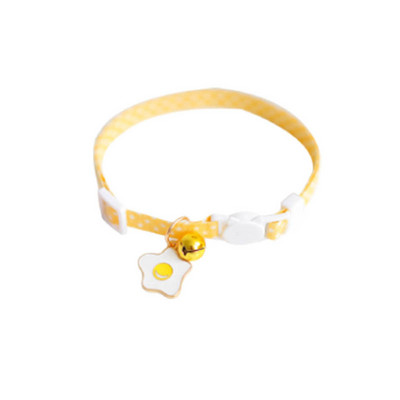 Guler exclusiv pentru cățeluș de pisică drăguță, ajustabil pentru animale de companie, cu clopoțel, guler pentru pisicuțe, colier cu flori de iepure violet, bijuterii, accesorii pentru pisici, noi