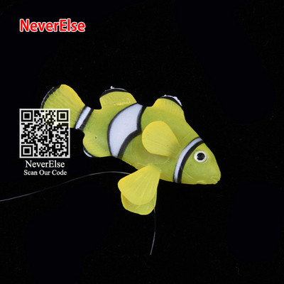 Akvaariumi tehislikud ujuvad kalad, fluorestseeruvad väikesed klounkalad/rumble-kala/kuldkala + iminapaga akvaariumi kaunistused