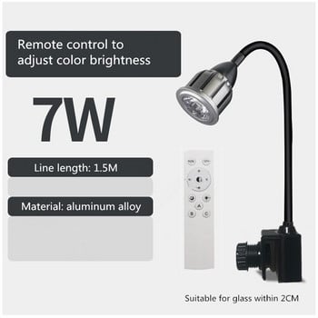 Φως LED ενυδρείου Νότιας Αμερικής Fish Tank Spotlight Decoration Plants Grow Remote Control Dimmable Lamp Turtle Reptiles