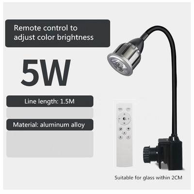 LED svjetlo za akvarij Južnoamerički akvarij Reflektor Dekoracija Biljke rastu Lampa za prigušivanje na daljinskom upravljaču Kornjača Gmazovi