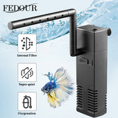 FEDOUR Acvariu Filtru Intern Submersibil Super Silențios Oxigen Creștere Burete Filtru Pompă Priza SUA Accesorii pentru rezervor de pește