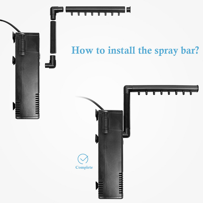 FEDOUR Acvariu Filtru Intern Submersibil Super Silențios Oxigen Creștere Burete Filtru Pompă Priza SUA Accesorii pentru rezervor de pește