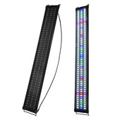 120 cm LED akvariumo šviesa kelių spalvų viso spektro itin plonas akvatorijos vandens augalų jūrinių augalų apšvietimo lempa EU PLUG
