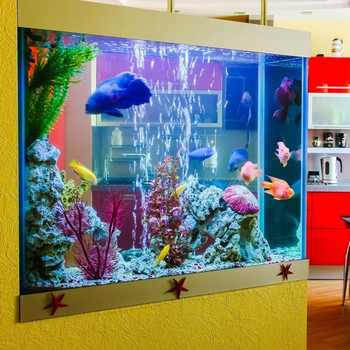 120 εκ. Φωτιστικό ενυδρείου LED πολλαπλών χρωμάτων Full Spectrum Super Slim Fish Tank Aquatic Plant Marine Grow Φωτιστικό EU PLUG