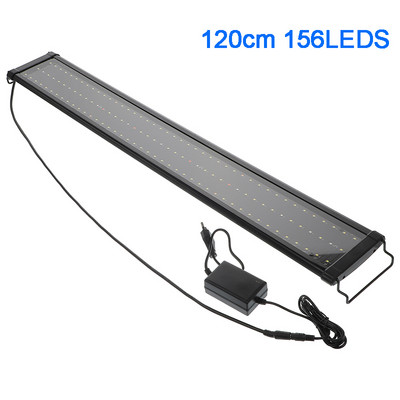 120 cm LED akvariumo šviesa kelių spalvų viso spektro itin plonas akvatorijos vandens augalų jūrinių augalų apšvietimo lempa EU PLUG