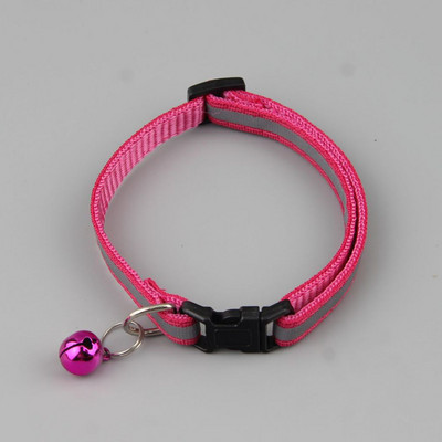 Reflektirajuća ogrlica za mačke, podesiva kopča, prsten, ogrlica, zvono, proizvodi za kućne ljubimce, sigurnosna elastična najlonska ogrlica za gatos