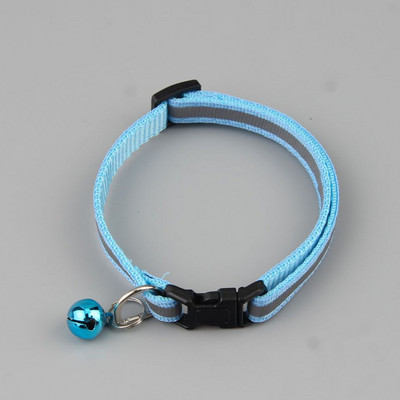 Reflektirajuća ogrlica za mačke, podesiva kopča, prsten, ogrlica, zvono, proizvodi za kućne ljubimce, sigurnosna elastična najlonska ogrlica za gatos