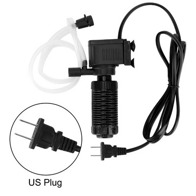 Καθαριστής νερού 3 σε 1 Φίλτρο Mini Fish Tank Filter Oxygenation Submersible Filtration for Aquarium Fish Tank