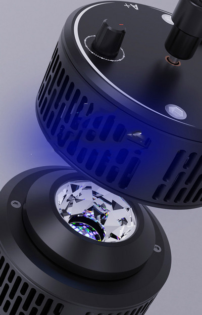 Akvaariumi täisspektriga A7 WIFI-juhtimisega korallipaagi LED-valgusti 360 ümmargune lamp A7S2