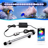 Zhongji 19CM-59CM Ενυδρείο Φωτισμός LED Bluetooth APP Τηλεχειριστήριο RGB Αδιάβροχο Φώτα Δεξαμενής Ψαριών Λάμπα για φυτά ενυδρείου