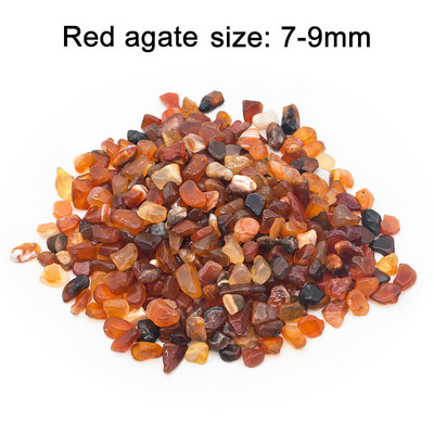 50g 100g Decor natural pentru acvariu, piatră, fundal pentru rezervor de pește, cristal colorat, pietriș, accesorii pentru decor pentru grădină, 7-9mm