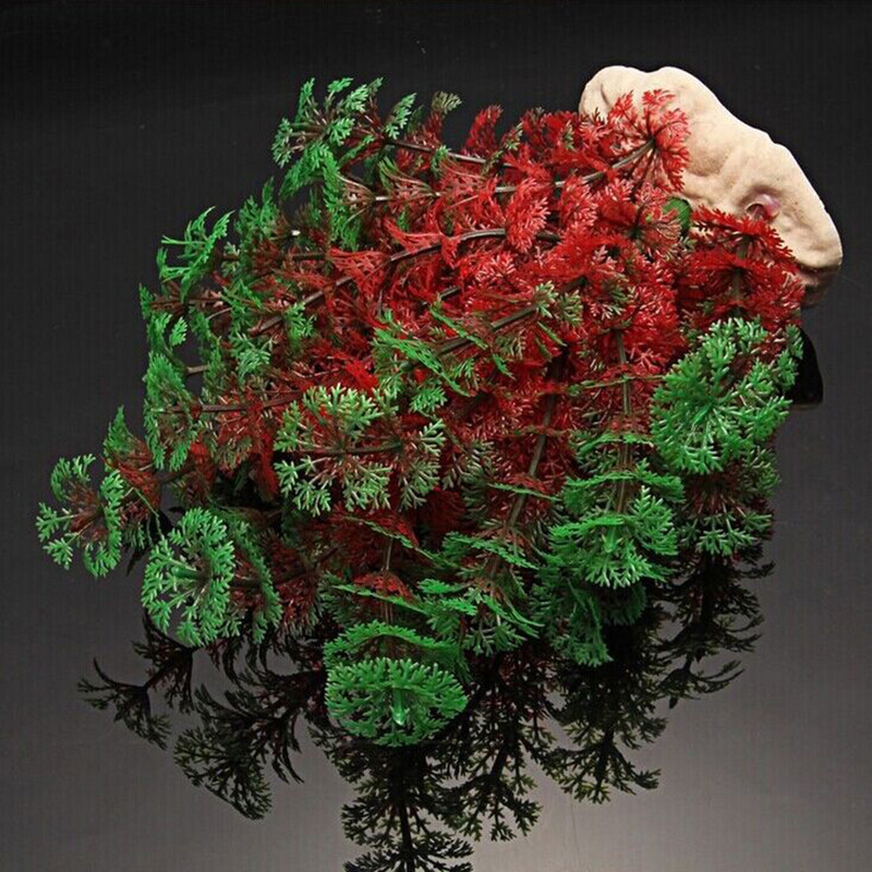 Ζωντανή τεχνητή δεξαμενή ψαριών ενυδρείου Πλαστική ψεύτικη διακόσμηση φυτών με γρασίδι Στολίδι Προϊόντα για κατοικίδια Διακοσμητικά προμήθειες