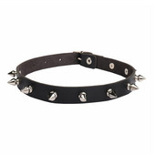 Choker cu țepi pentru femei bărbați punk rock Guler gotic coliere de modă 2021 Choker cu împânzire din piele pentru fete Harajuku bijuterii gotice