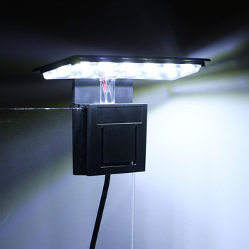 2021 AC220V 6W 12 LED лампа за аквариум Лампа за буркан с риба Бяла светлина Преносимо LED осветление за аквариум