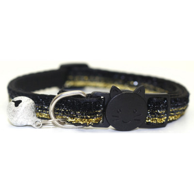 Guler pentru pisici Guler multicolor cu paiete pentru pisici Guler pentru pisici pentru animale de companie, separare cu clopoței, accesorii pentru cățeluș.