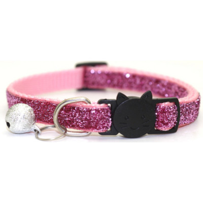 Guler pentru pisici Guler multicolor cu paiete pentru pisici Guler pentru pisici pentru animale de companie, separare cu clopoței, accesorii pentru cățeluș.