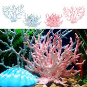 Ornament Plastic Pește Simulare artificială Rezervor Acvariu Recif Coral Decor Ornamente