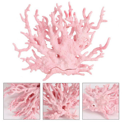 Ornament Plastic Pește Simulare artificială Rezervor Acvariu Recif Coral Decor Ornamente
