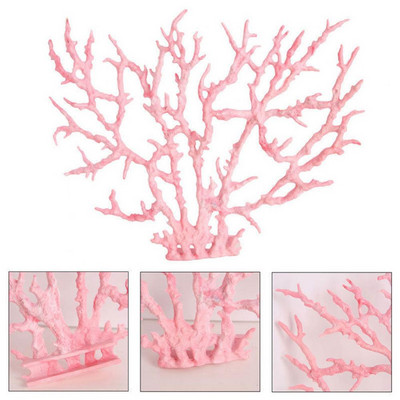 Ornament Plastic Pește Simulare artificială Rezervor Acvariu Recif Coral Decor Ornamente