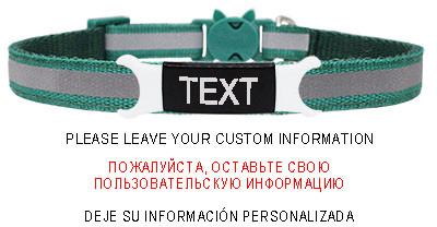 Guler reflectorizant pentru pisici, cataramă de siguranță gravată, colier ajustabil pentru animale de companie, personalizat, personalizat, gravare gratuită, nailon, cățeluș, pisicuțe