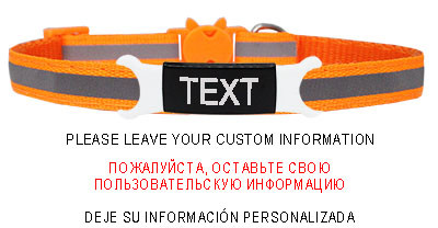 Guler reflectorizant pentru pisici, cataramă de siguranță gravată, colier ajustabil pentru animale de companie, personalizat, personalizat, gravare gratuită, nailon, cățeluș, pisicuțe