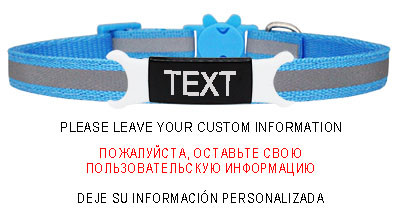 Guler reflectorizant pentru pisici, cataramă de siguranță gravată, colier ajustabil pentru animale de companie, personalizat, personalizat, gravare gratuită, nailon, cățeluș, pisicuțe