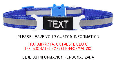 Guler reflectorizant pentru pisici, cataramă de siguranță gravată, colier ajustabil pentru animale de companie, personalizat, personalizat, gravare gratuită, nailon, cățeluș, pisicuțe