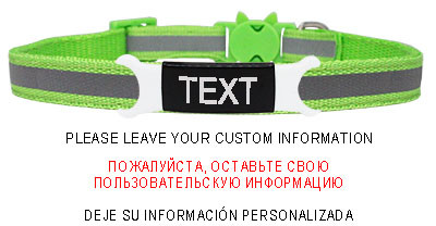 Guler reflectorizant pentru pisici, cataramă de siguranță gravată, colier ajustabil pentru animale de companie, personalizat, personalizat, gravare gratuită, nailon, cățeluș, pisicuțe