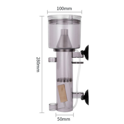 Απομάκρυνση ακαθαρσιών προσρόφησης πρωτεΐνης Skimmer RS-4002/4003 Φιλτράρισμα δεξαμενής ψαριών θαλασσινού νερού Ενυδρείο φίλτρου πεπιεσμένου αέρα