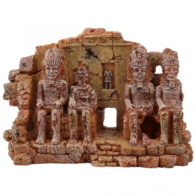 Rășină simulată amenajată stâncă acvariu ornament pentru rezervor de pește terariu ambarcațiuni decorative acvariu decor artificial de alge de apă