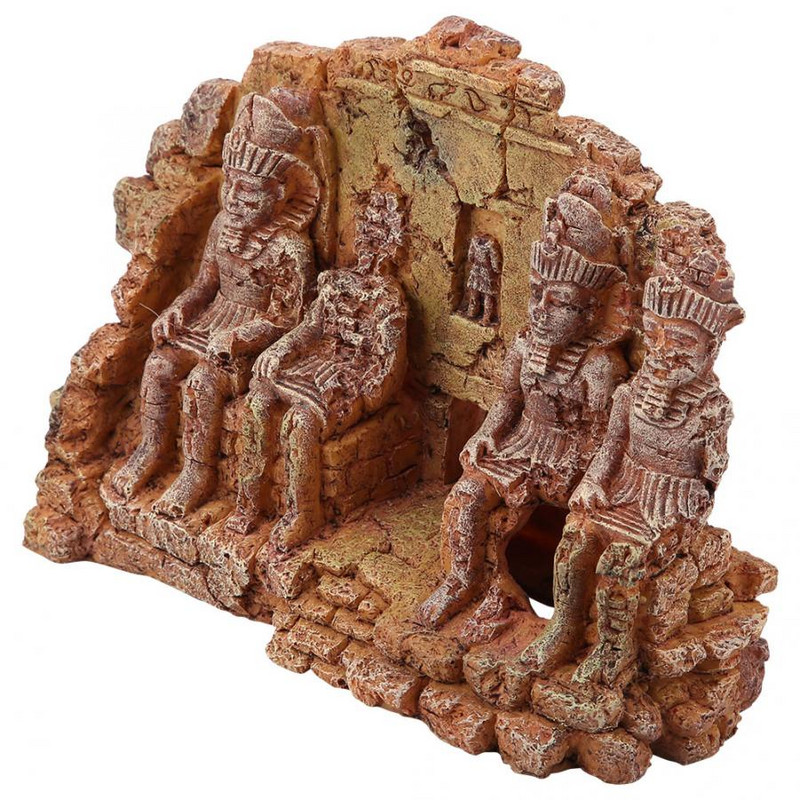 Rășină simulată amenajată stâncă acvariu ornament pentru rezervor de pește terariu ambarcațiuni decorative acvariu decor artificial de alge de apă