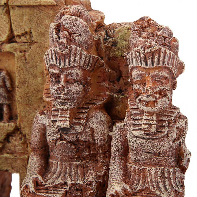 Rășină simulată amenajată stâncă acvariu ornament pentru rezervor de pește terariu ambarcațiuni decorative acvariu decor artificial de alge de apă